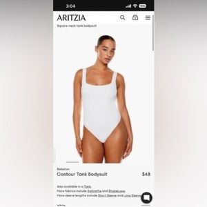 A a ton bodysuit from aritzia